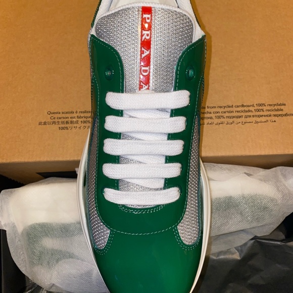Men Prada Cup Sneakers. Brand new never worn, size 8 but fits like a size 10 - Picture 12 of 14